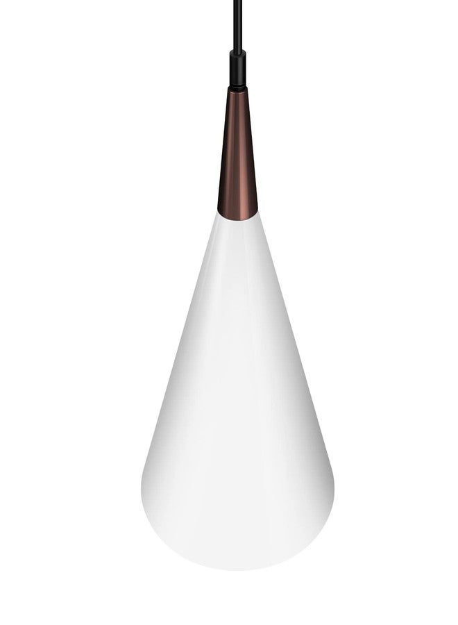 wipro BeuHome Pendant Light BP04 | Premium Indoor Decorative Light with Contemporary Sleek Design | Hanging Light for Living Room, Dining | E27 (Matte White) - Image 5